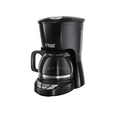 Bild av Russell Hobbs kaffebryggare, programmerbar timer, upp till 10 koppar, 1.25l glaskanna, varmhållningsfunktion, automatisk avstängning, droppstopp, 975W, filterkaffe, Textures Plus 22620 56