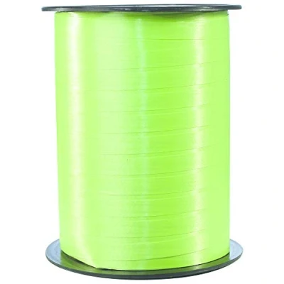 Bild av Clairefontaine ref 601719C slät räknare bandrulle (enkel rulle) 7 mm x 500 m längd rulle, 11,7 9,5 cm spole lämplig för presentförpackning och hantverk citrongrön