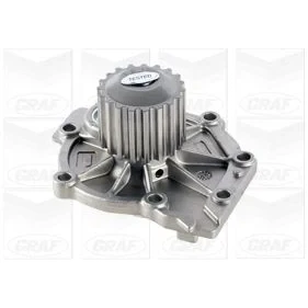 Bild av GRAF PA1281 Pompe à eau 19 avec joint d&#039;étanchéite mécanique Tôle d&#039;acier 56,24 pour transmission par courroie de distribution VOLVO: XC60 I, V70 3
