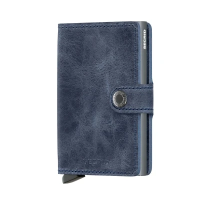Bild av Secrid Miniwallet Vintage Blue Gratis gravyr
