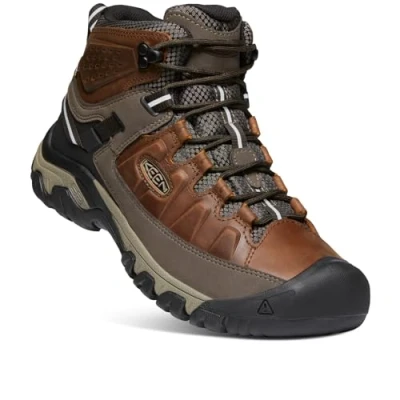 Bild av Keen Targhee III MID WP Hikingskor, Storlek: 42, Chestnut/mulch Skinn och textil