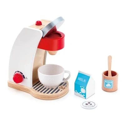 Bild av Hape E3146 My Coffee Machine Wooden Kitchen Accessories