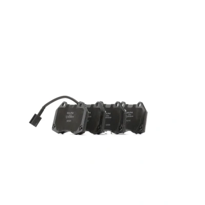 Bild av DELPHI LP2136 Jeu de plaquettes frein contact signal d&#039;usure inclus avec tôle anti bruit sans accessoires ABARTH: Grande Punto