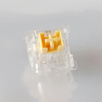Bild av DucKey OUTEMU Honey Peach Switch V2 RGB, Transparent Pre Lubed Silent Linear för Anpassat Mekaniskt Tangentbord (Size : 90PCS)