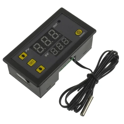 Bild av HUAREW digital temperaturregulator W3230 AC 110 V 220 20 A display termostatkontrollbrytare med sensorsond NTC 10K ( 50℃ 120℃)