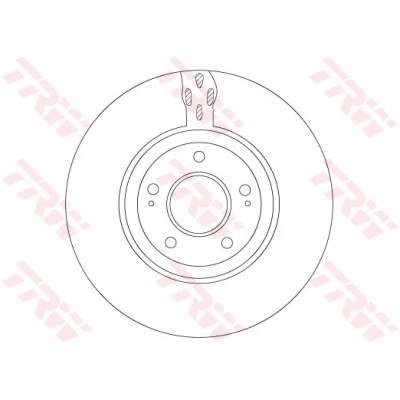 Bild av TRW DF7302S Disque de frein 320 32 5 114,3 ventilé peint MITSUBISHI: Lancer 7 Limousine