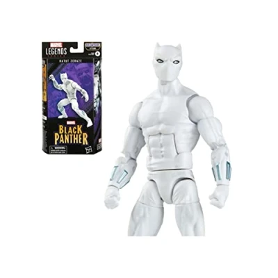 Bild av Marvel Hasbro F3678 Legends Series Black Panther Comics, 15 cm Zeraze Hatut, 6 tillbehör och 1 st Build A figur, flerfärgad