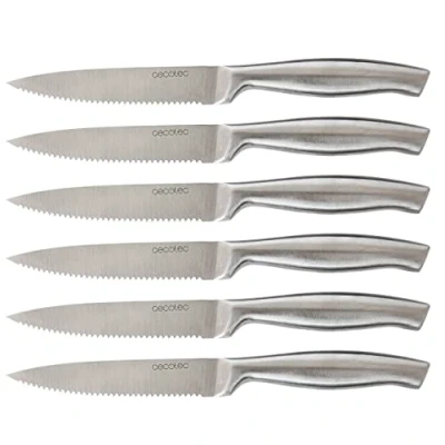 Bild av Cecotec Set med 6 professionella köttknivar såg. Handtag och blad smidda av en bit stål. Professionell köttkniv