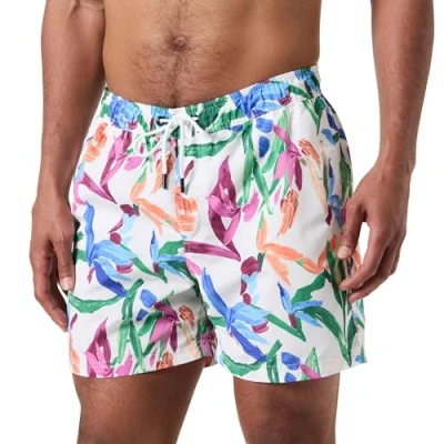 Bild av JACK&amp;JONES JPSTFIJI JJSWIM AOP Originals LY, Buttercreme, XS