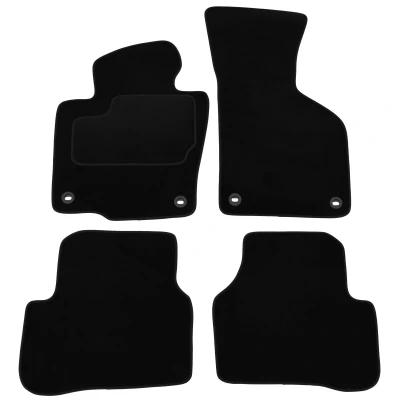 Bild av MAMMOOTH A041 VW290 PRM 01 Ensemble de tapis sol Textile avant et arrière 4 noir Sur mesure VOLKSWAGEN: Passat B6 Variant, Berline