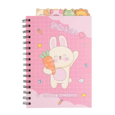 Bild av Grupo Erik A5 Project Notebook With 4 Dividers Kawaii Dividers, Planner, Notepad Stationery, Cute Gifts