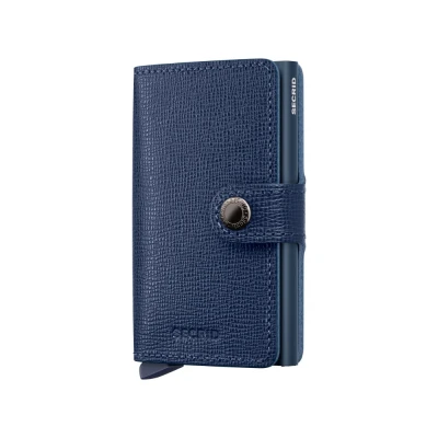 Bild av Secrid Miniwallet Crisple Navy Gratis gravyr