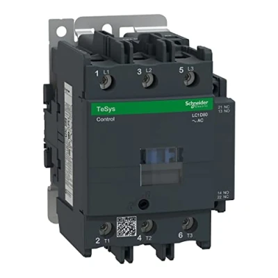 Bild av Schneider Electric Tesys d contactor lc1d80p7 3p 80a ac 3 37kw@400v 1no+1nc aux contact 230v 50/60hz coil