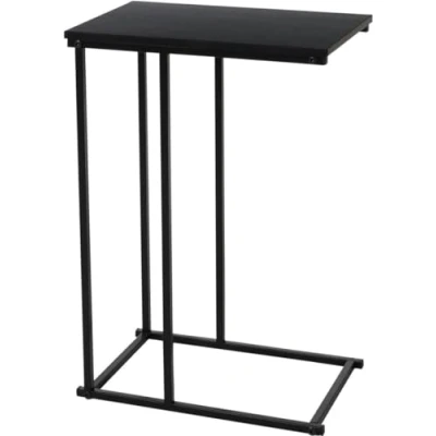 Bild av Koopman International B.V. Sidobord, laptopbord, sängbord, blompall, vårdbord, växtbord, 58 x 40 26 cm, svart N070