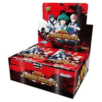 Bild av JASCOGA My Hero Academia samlarkort spel Booster Display Series 02: Crimson Rampage (24 pack) EN