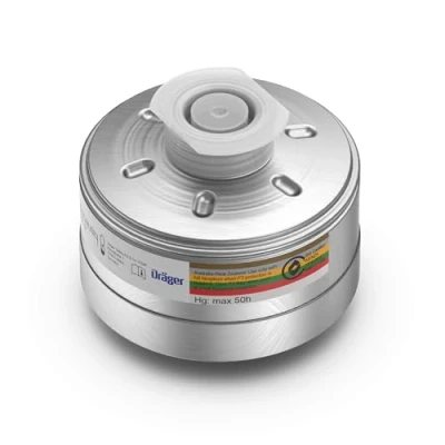 Bild av Dräger X plore Rd40 Kombifilter A2B2E2K2Hg P3 för gaser, ångor, partiklar 1 st. Filter hel och halvmasker 4740, 6300