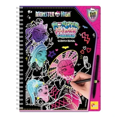 Bild av Monster friends forever scratch reveal. High sketch book. Ediz. a colori. spirale. Con penna
