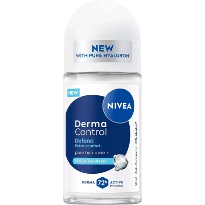 Bild av NIVEA Antiperspirant Deo Derma Control Defend Roll On 50 ml