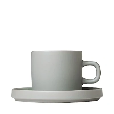 Bild av Blomus Set of 2 Coffee Cups 4 pcs. Pilar Kopp Mirage Grey H: 7 x W: 11 Ø: 8 cm, V: 200 ml