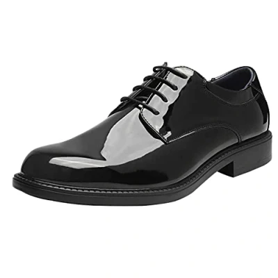 Bild av Bruno Marc Oxford Skor för män Klänning Bröllopskostym Buteau,Size 45,Ljust Svart E,DOWNING 02 E