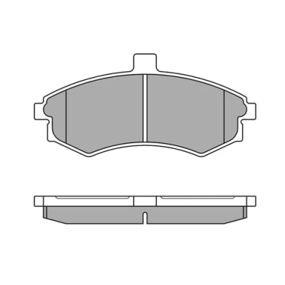 Bild av MEYLE 025 240 3117/W Jeu de plaquettes frein ORIGINAL Quality Essieu avant avec indicateur d&#039;usure tôle anti bruit HYUNDAI: Matrix