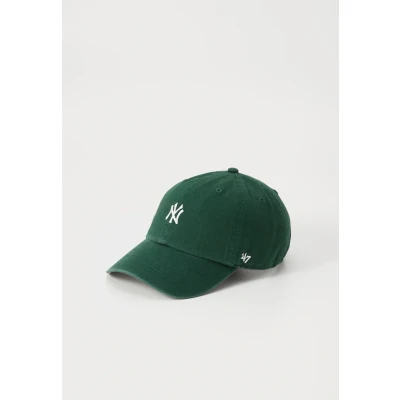 Bild av 47 Brand MLB Grön unconstructed Keps New York Yankees Runner Clean Up Dark Green Dad Cap @ Hatstore