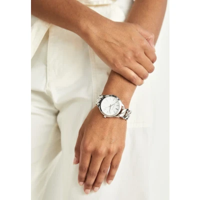 Bild av Michael Kors SLIM Runway Watch Klocka silvercoloured, Storlek: One Size, Silver/coloured