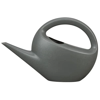 Bild av Scheurich Smilla, vattenkanna av plast, färg: matt antracit, 33,5 cm bred, 9,6 djup, 22,2 hög, 1,6 l volym