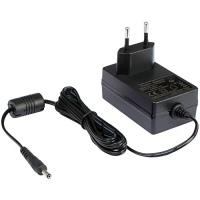 Bild av Poppstar laddare AC DC 12V 2A (2000mA, 3,5/1,35mm) strömadapter för externa hårddiskar, dockningsstationer, m.m