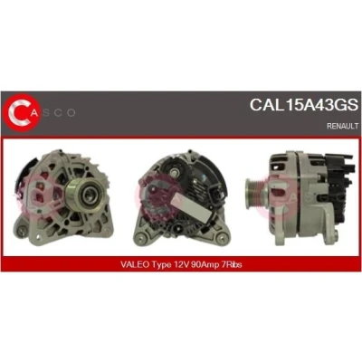 Bild av CASCO CAL10415AS Generator 12V 150A VOLVO: V70 3, XC70 II Kombi, XC60 I, FORD: MONDEO 4 Turnier, S Max Mk1,