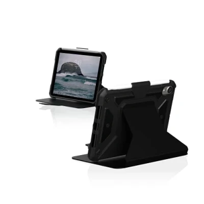 Bild av Urban Armor Gear Metropolis SE Case Apple iPad Mini 6 fodral (2021/6:e generationen) [fall och stötsäker enligt amerikanska militärstandard, ställfunktion, pennhållare, vaka/sleep] svart
