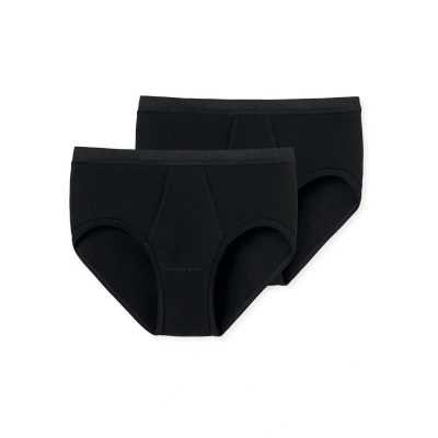 Bild av Schiesser Feinripp 2 PACK Briefs, Storlek: Small, Schwarz