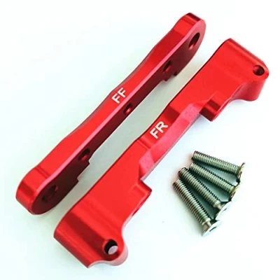 Bild av Aluminium främre fjädring länk montering röd för Arrma AR330378 AR330379 (framsida) Felony infraction Kraton Limitless Mojave Outcast notorious Senton Tailon Typhon