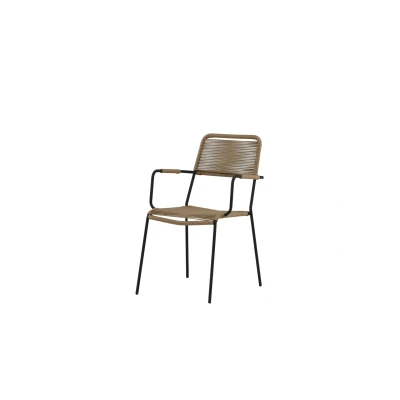 Bild av Venture Design, Lindos Karmstol Latte 2 pack