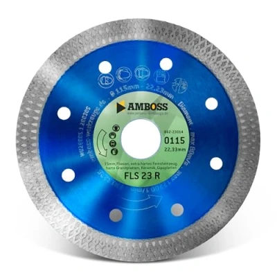 Bild av Städ diamant skärskiva Ø 115 x 1,2 mm 22,2 (för keramik, kakel, etc.) segmenthöjd: 10 (sinterad)