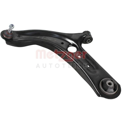 Bild av METZGER 58169301 Bras de suspension avec support en caoutchouc, rotule Essieu avant gauche, inférieur barre oscillant transversal
