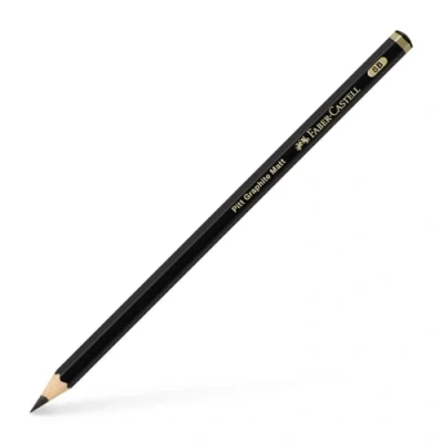 Bild av Faber Castell Konst och grafisk pitt grafit matt penna, grafit, 8B, för konst, hantverk, ritning, skissning, hem, skola, universitet, färgläggning