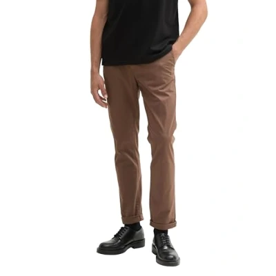 Bild av TOM TAILOR Denim herr smala chinos byxor, 14525 Choklad brun beige, 27W x 36L