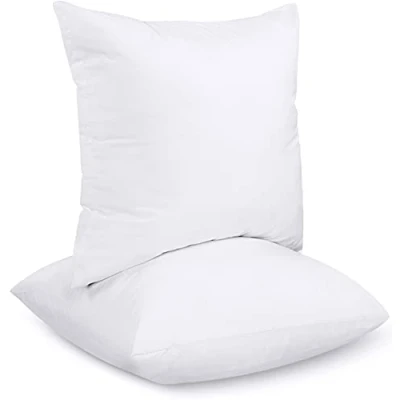 Bild av Scrolla över bilden för att zooma in Utopia Bedding Innerkuddar (Set med 2), 80 x cm Soffkudde, Dekorativa kuddar, Ihålig Fiber Kudde (Vit)
