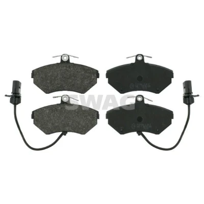 Bild av SWAG 32 91 6340 Jeu de plaquettes frein Essieu Avant contact signal d&#039;usure inclus AUDI: A4 B7 Avant, Berline, B6