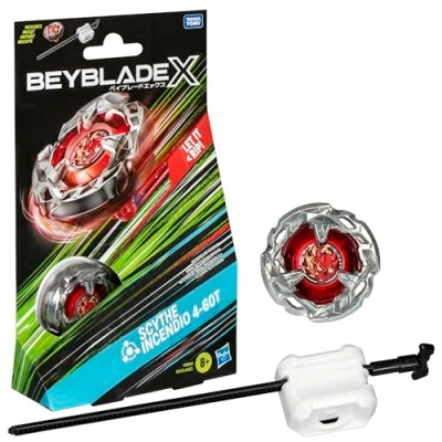 Bild av Beyblade X Scythe Incendio 4 60T startpaket snurra och startmotor