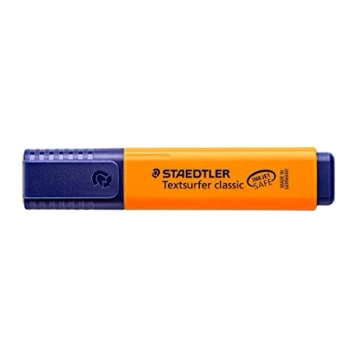 Bild av Staedtler 364 4 Textsurfer classic Textmarker, Keilspitze, circa 1 5 mm, 10 Stück im Kartonetui, orange