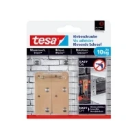 Bild av TESA 77908 00000, Inomhus &amp; utomhus, Universalkrok, Beige, Självhäftande remsa, 10 kg, 2 styck