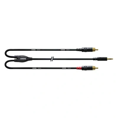 Bild av CORDIAL kabel Y adapter minijack stereo/2 Rca 3 m Essentials Mini Jack/RCA
