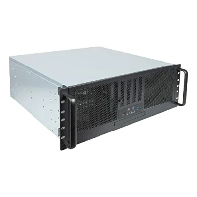 Bild av UNYKAch UK4329, 4U ATX format 485 mm, 1 x USB 3.0, Type C, ODD fack för optiska enheter, 3 5,25 tums enhetsfack, 4 3,5 och 2,5&quot;
