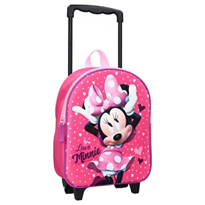 Bild av Vagnryggsäck 3D look 32 x 25 10 cm Minnie Mouse Mimmi Pigg