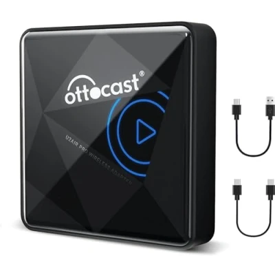 Bild av OTTOCAST trådlös Carplay adapter för iPhone, dongel iOS Plug Play automatisk anslutning kompatibel med fabrikskablar fordon