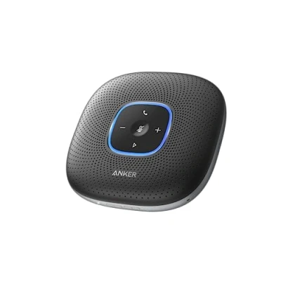 Bild av Anker PowerConf Bluetooth konferenshögtalare med 6 integrerade mikrofoner, förbättrad ljudinspelning, 24 st. batteri, USB C anslutning, för hemmakontor (svart)