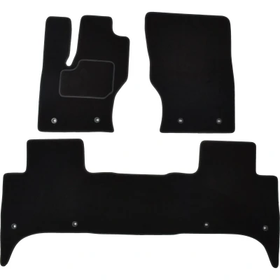 Bild av MAMMOOTH A041 ROV150 PRM 01 Ensemble de tapis sol Textile avant et arrière 3 noir LAND ROVER: Range Rover