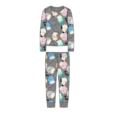 Bild av Name it Nkfobia Squish SET Pyjamas för barn, Storlek: 122, Grey melange
